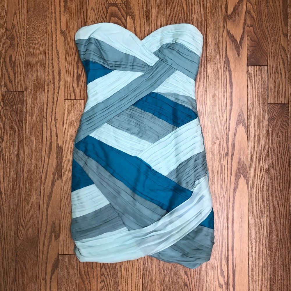 Bebe strapless mini dress